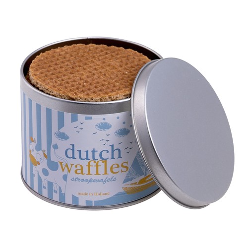 Blik met stroopwafels Blik met stroopwafels