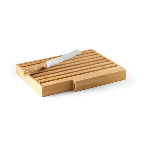 PASSARD. Bread board in bamboo with stainless steel knife PASSARD. Bread board in bamboo with stainless steel knife