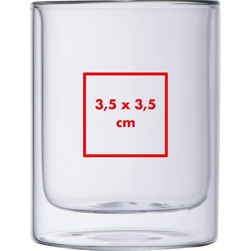 Dubbelwandig drinkglas 330 ml Dubbelwandig drinkglas 330 ml