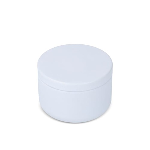 Asana unscented plant based candle in recycled tin Asana unscented plant based candle in recycled tin