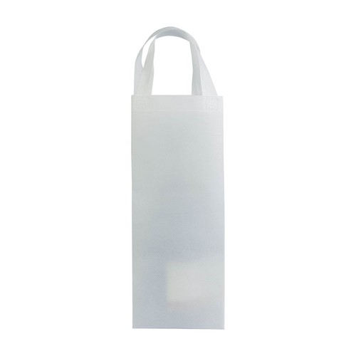 Shopper porte-bouteille en TNT 100g/m2 thermosoudé, anses longues Shopper porte-bouteille en TNT 100g/m2 thermosoudé, anses longues