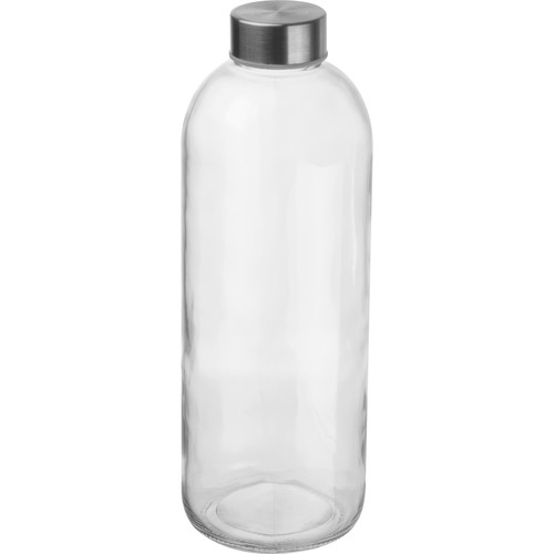 Bottiglia in vetro da 1000 ml con copertura in neoprene JESSICA Bottiglia in vetro da 1000 ml con copertura in neoprene JESSICA