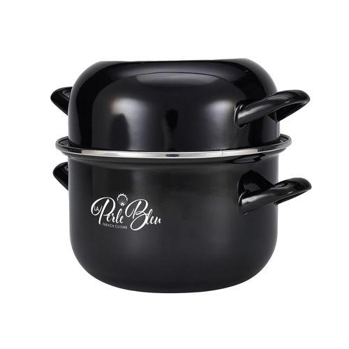 Enamel Mussel Pot Medium Enamel Mussel Pot Medium