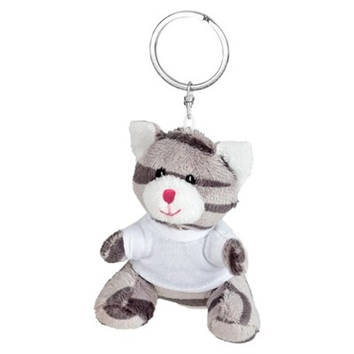Chat en peluche, porte-clés | Ollie