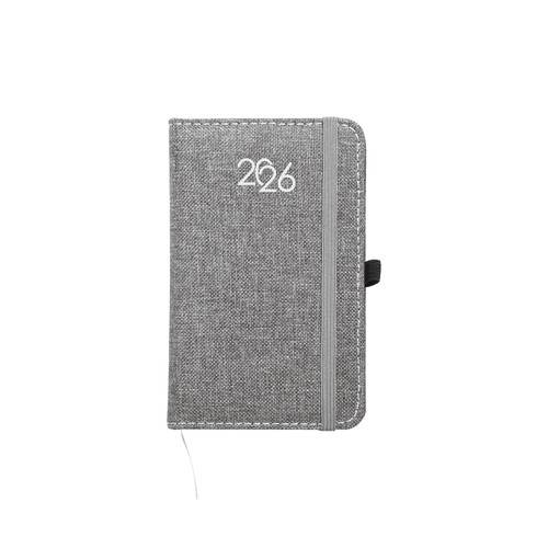 Agenda de poche hebdomadaire 2026, couverture rigide en PET recyclé avec effet de mélange Agenda de poche hebdomadaire 2026, couverture rigide en PET recyclé avec effet de mélange