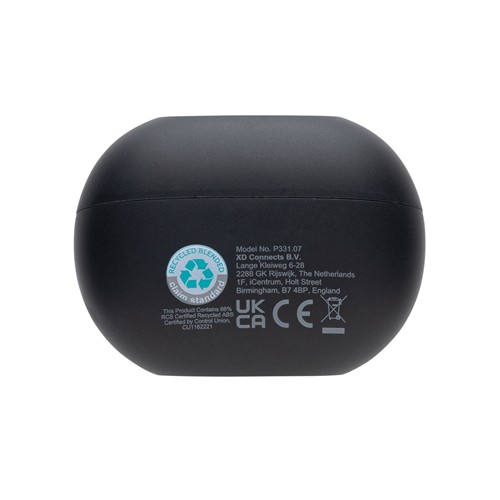 Auriculares híbridos ANC/ENC  plástico reciclado Prolink RCS