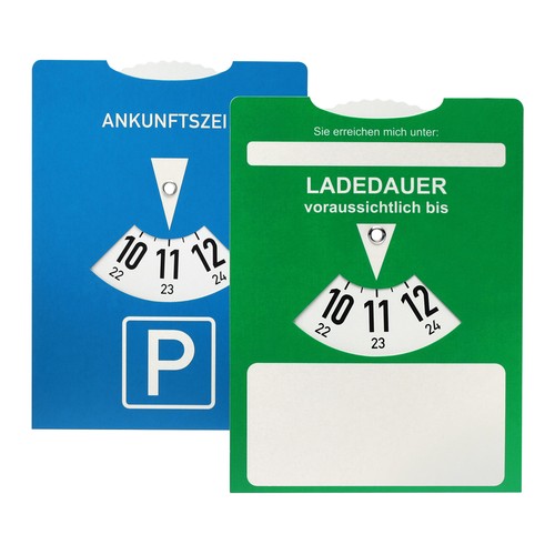 Carton loading disc and parking disc for electric cars Carton loading disc and parking disc for electric cars