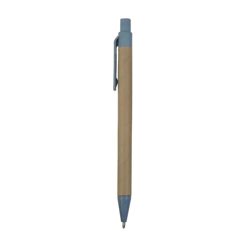 Stylo à déclic en papier recyclé avec détails en paille de blé (50%) et PP (50%) Stylo à déclic en papier recyclé avec détails en paille de blé (50%) et PP (50%)