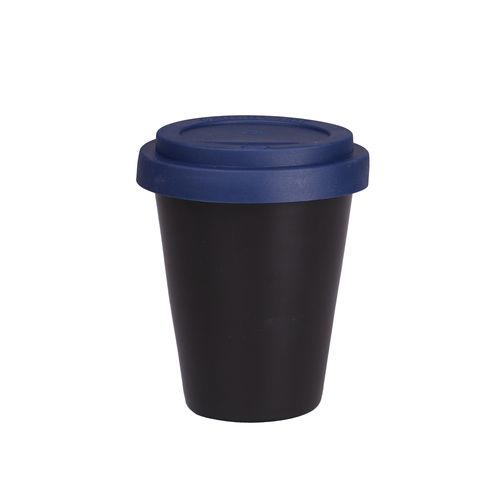 Mug Freedom Small Classic 200ml satin black/navy blue Mug Freedom Small Classic 200ml satin black/navy blue