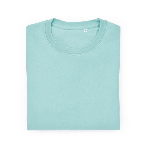 Sweat unisexe Waikiki à col rond. Coton bio et rPET. 300g/m²