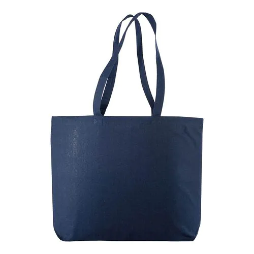 135 g/m2 cotton shopping bag, long handles and bottom gusset