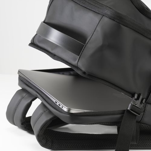 Laptop backpack (15) made of water resistant soft PU Laptop backpack (15) made of water resistant soft PU