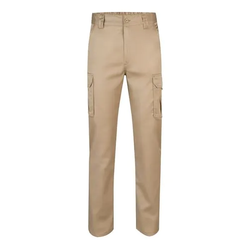 VL LUGH. Pantalon stretch, multipoches (240g/m²) en coton (46%), EME (38%) et polyester (16%)