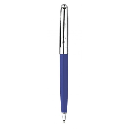 PENNA IN METALLO-CROMATA/BLU LUCIDO