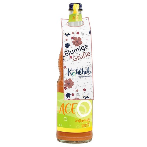 Seed paper bottle tags - Herb-mixture, printing 4/4-c