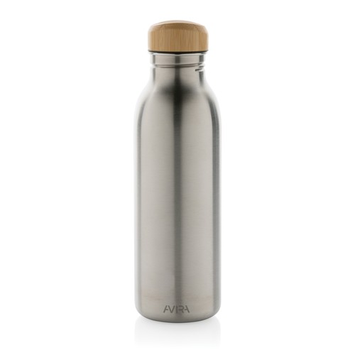 Avira Alcor RCS gerecycled RVS enkelwandige waterfles 600ML Avira Alcor RCS gerecycled RVS enkelwandige waterfles 600ML