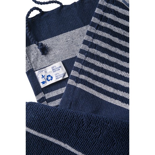 350 g/m2 recycled cotton beach towel/pareo