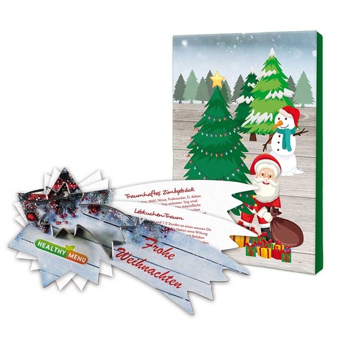 Baking-shape with recipe book comet - in a Christmas packaging (neutral)