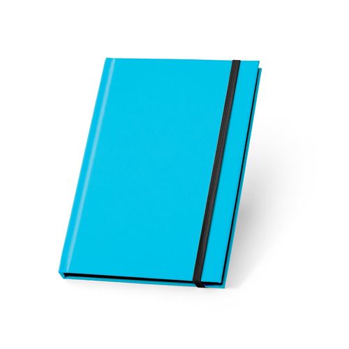 WATTERS. Bloc-notes A5 en PU fluorescent avec pages lignées WATTERS. Bloc-notes A5 en PU fluorescent avec pages lignées