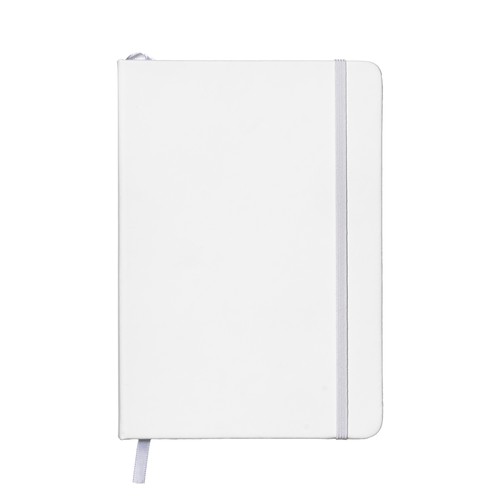 Cahier avec couverture en PU. Feuilles pointillées sur papier blanc (80 pages)