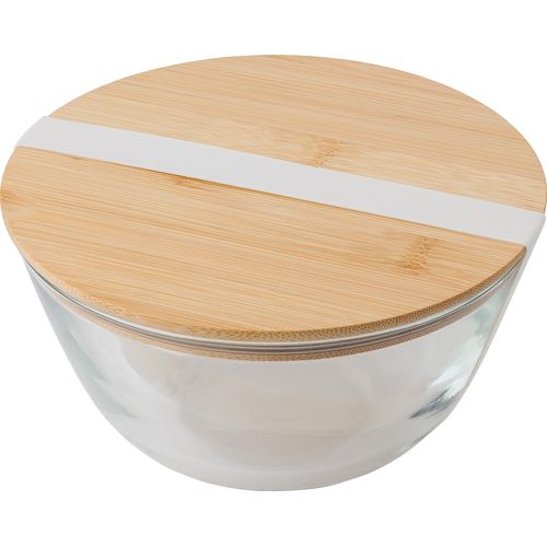 Glass salad bowl Isabeau
