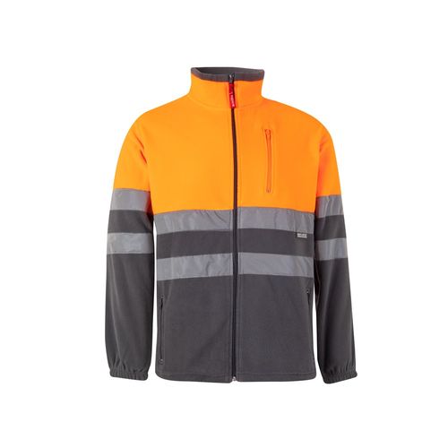 VL EROS LARGE. Tweekleurig fleecejack (280g/m²) van polyester (100%) VL EROS LARGE. Tweekleurig fleecejack (280g/m²) van polyester (100%)
