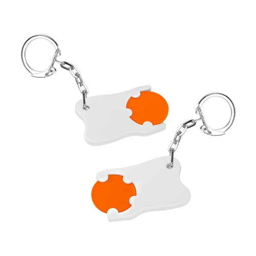 Porte-clés jeton1€ "dent"