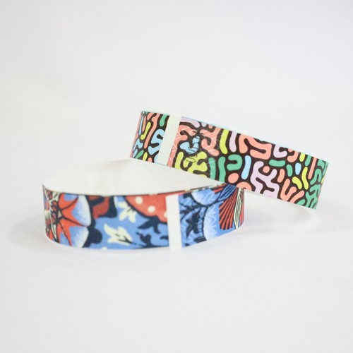 Customizable 19mm Tyvek Identification Wristband Customizable 19mm Tyvek Identification Wristband