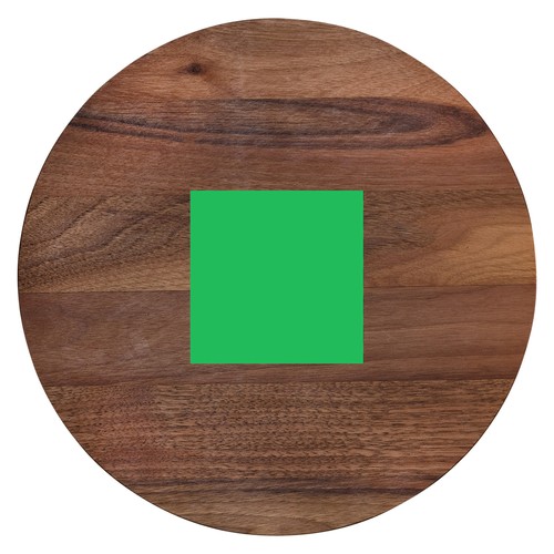 Rotating walnut board ⌀ 30 cm
