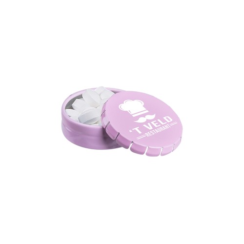 Super mini clic-clac tin filled with mints