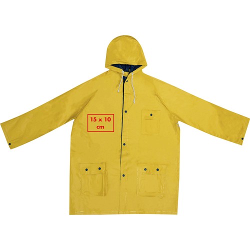 Bicolour reversible raincoat, PVC,XL