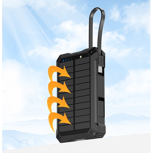 Batería externa solar Metmaxx® «SolarPowerBank Evo»