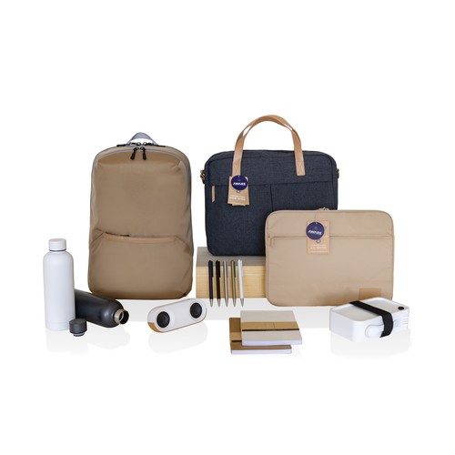 Impact AWARE™ 16 oz. recycled canvas laptop bag Impact AWARE™ 16 oz. recycled canvas laptop bag