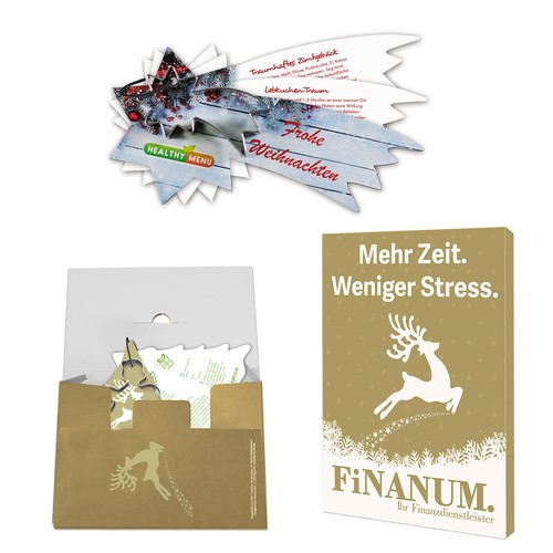 Baking-shape with recipe book comet - in a Christmas packaging (neutral)