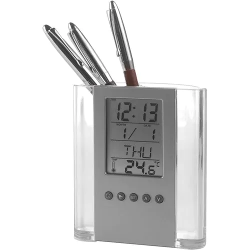 ABS pen holder with clock Carter ABS pen holder with clock Carter