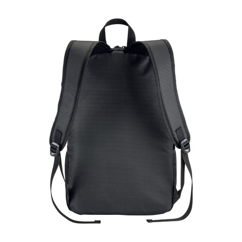 Dobby nylon laptop backpack with 3 pockets