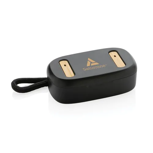 Auriculares TWS de plástico reciclado RCS y bambú Auriculares TWS de plástico reciclado RCS y bambú