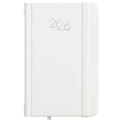 Agenda de poche hebdomadaire 2026, couverture rigide en carton laminé Agenda de poche hebdomadaire 2026, couverture rigide en carton laminé