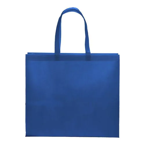 80 g/ m2 R-pet heat-sealed shopping bag with gusset