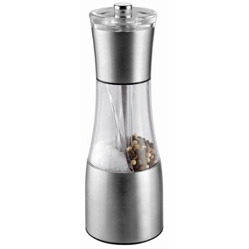 Metmaxx® salt & pepper mill "OrganicDuo" silver Metmaxx® salt & pepper mill "OrganicDuo" silver
