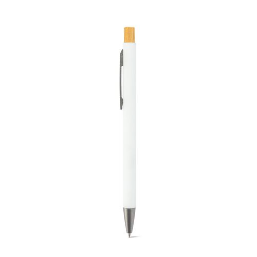 ZYLEN. Ballpoint pen in recycled aluminum (100% rAL), with rubber finish