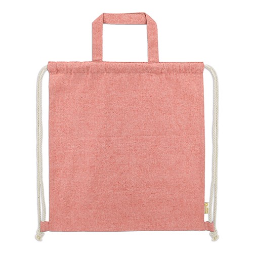 Shopping bag/drawstring backpack 150g/m2 Noir