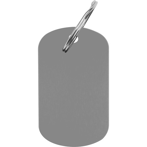 Sleutelhanger met metaalplaatje Sleutelhanger met metaalplaatje