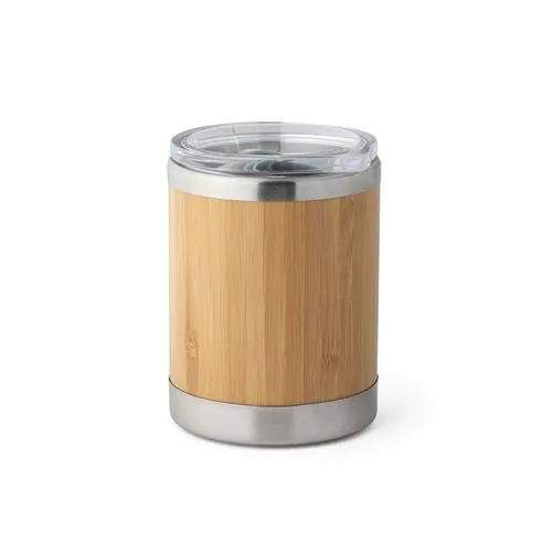 LYCKA. Tasse 350mL en bambou et acier inox LYCKA. Tasse 350mL en bambou et acier inox