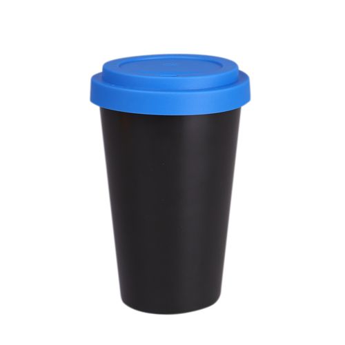 Beker Freedom Classic 280ml satijnzwart/blauw