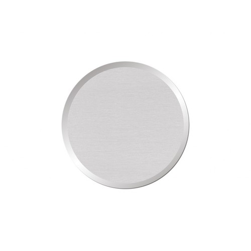 ALUMINIUMSCHEIBE MIT POLIERTEM RAND, Dur