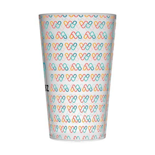Personalised 12 cl Reusable Plastic Cup - Digital Print