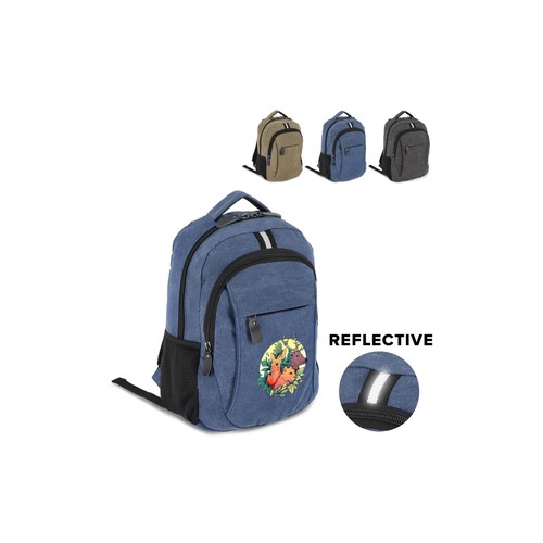 Recycled cotton canvas backpack Harper Recycled cotton canvas backpack Harper