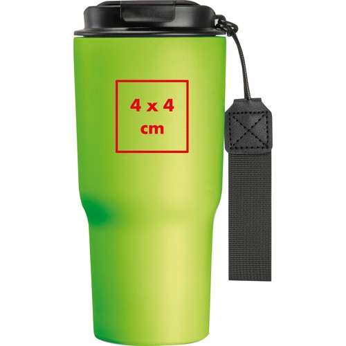 Dubbelwandige drinkbeker van rvs, 550 ml
