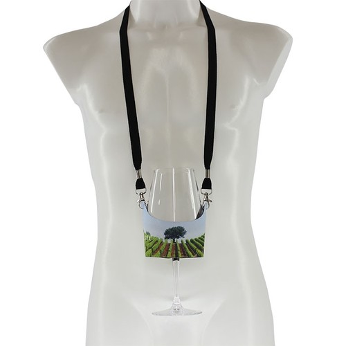 GRAND PORTE-GOBELET AVEC LONGE PERSONNALISABLE